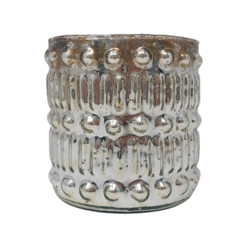 PORTAVELA DE VIDRIO 8CM