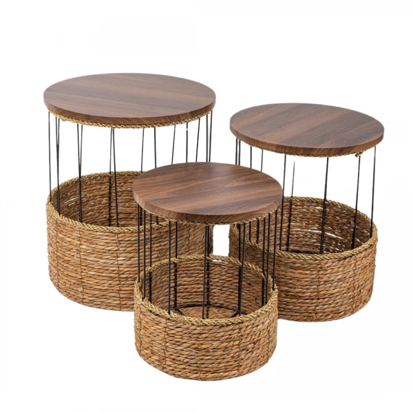 SET X3 MESAS DE MADERA,...