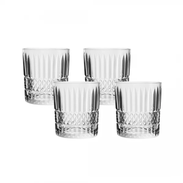 SET X4 VASO WHISKY FLOR...