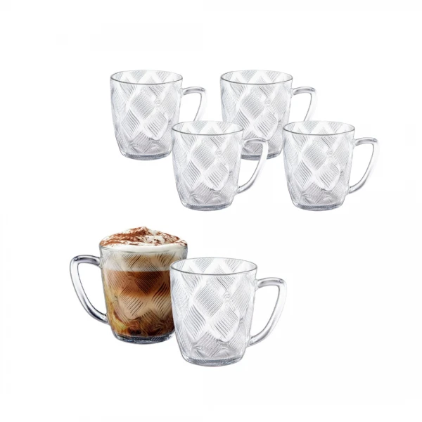 SET X6 TAZAS VIDRIO MON...