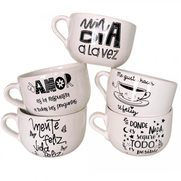 TAZON CERAMICA FRASES