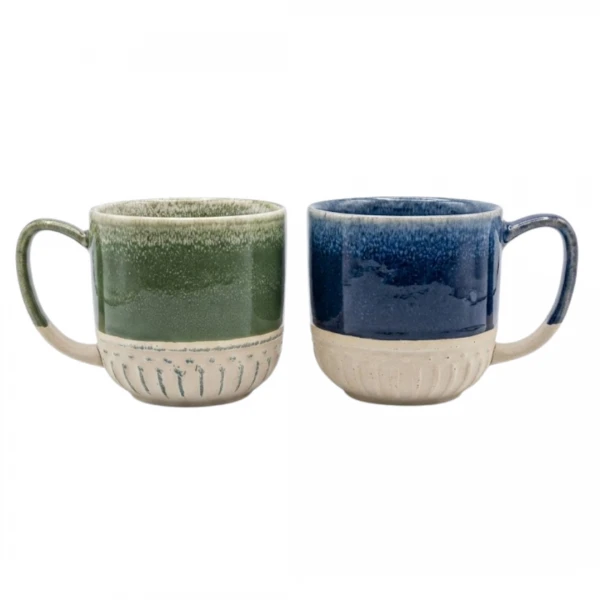 TAZA DE CERAMICA BICOLO...