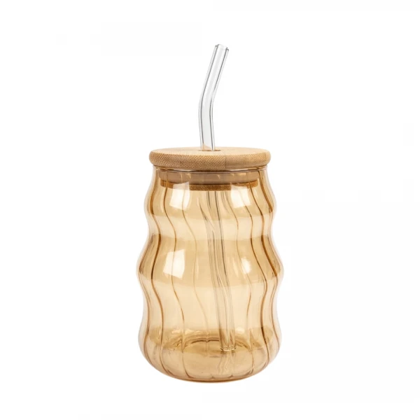 VASO DE VIDRIO AMBAR 45...