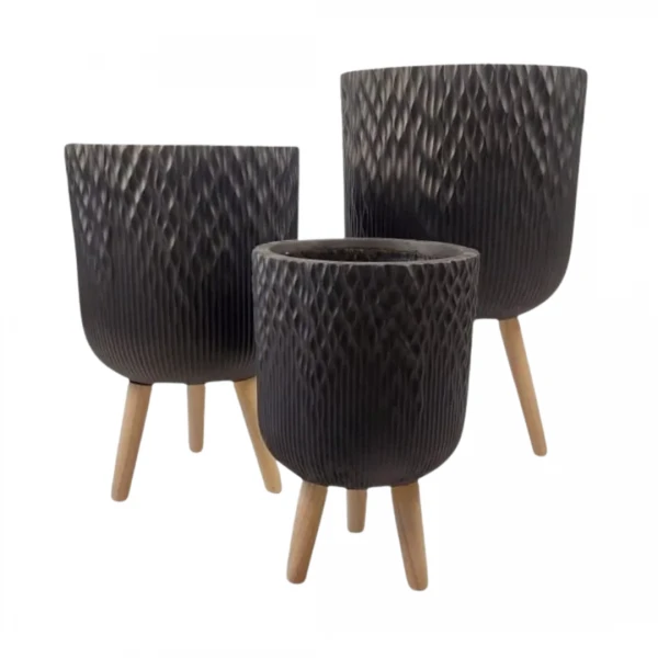 SET X3 PORTA MACETA FIB...