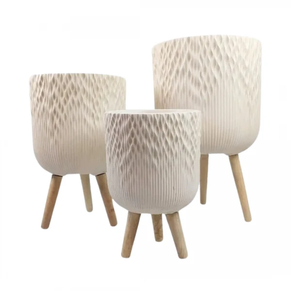 SET X3 PORTA MACETA FIB...