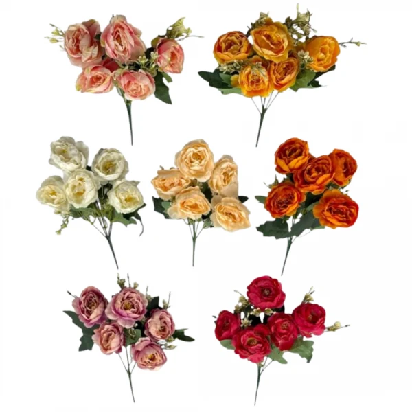 RAMO DE PEONIA 28CM